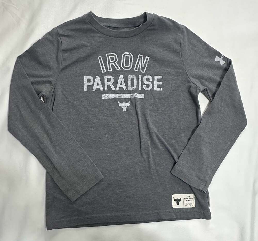 Under Armour Project Rock Long Sleeve Shirt YSM Gray
